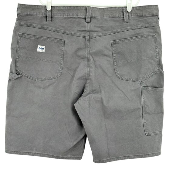 Lee Workwear Men's Painters Grey Pocket Tool Heavy Duty Carpenter Shorts 46 NWT - Picture 2 of 11